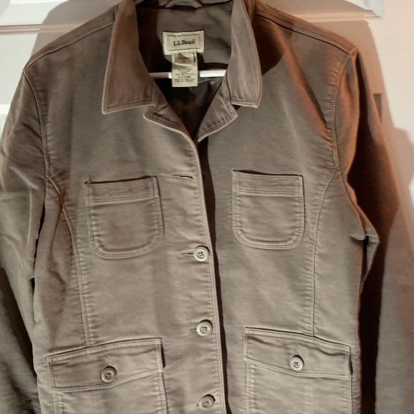 L.L. Bean Women's Tan Utility Jacket - Picture 1 of 8